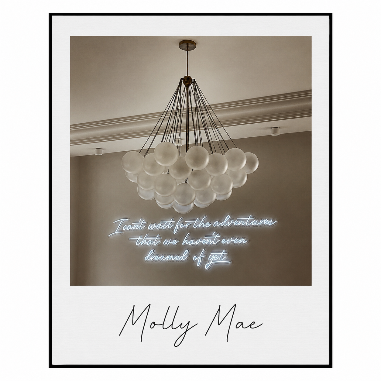 Molly-Mae with BAG&BONES lighting