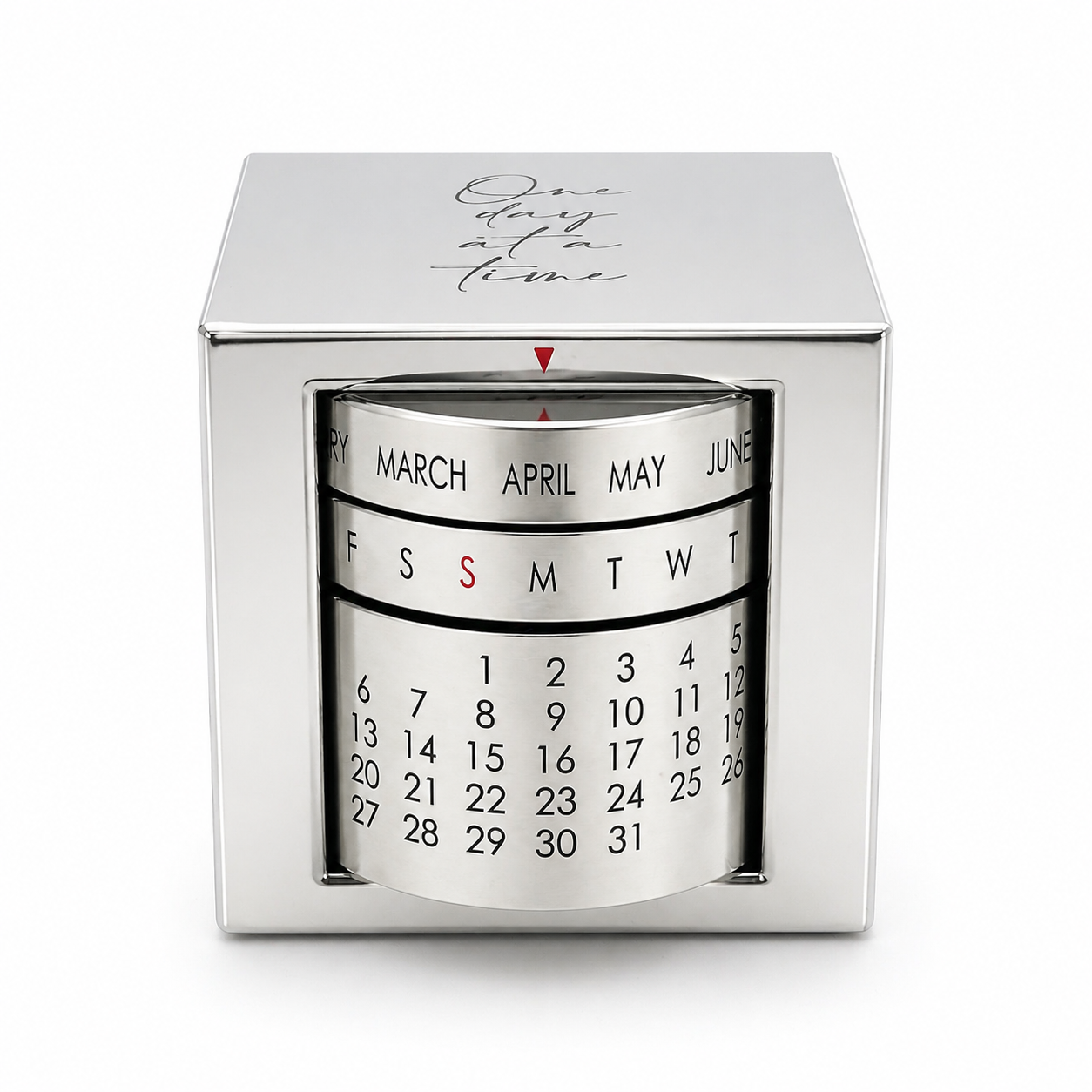 Perpetual Etched Desktop Calendar