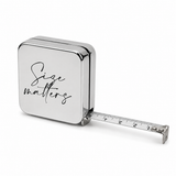 Size matters Etched Compact Tape Measure