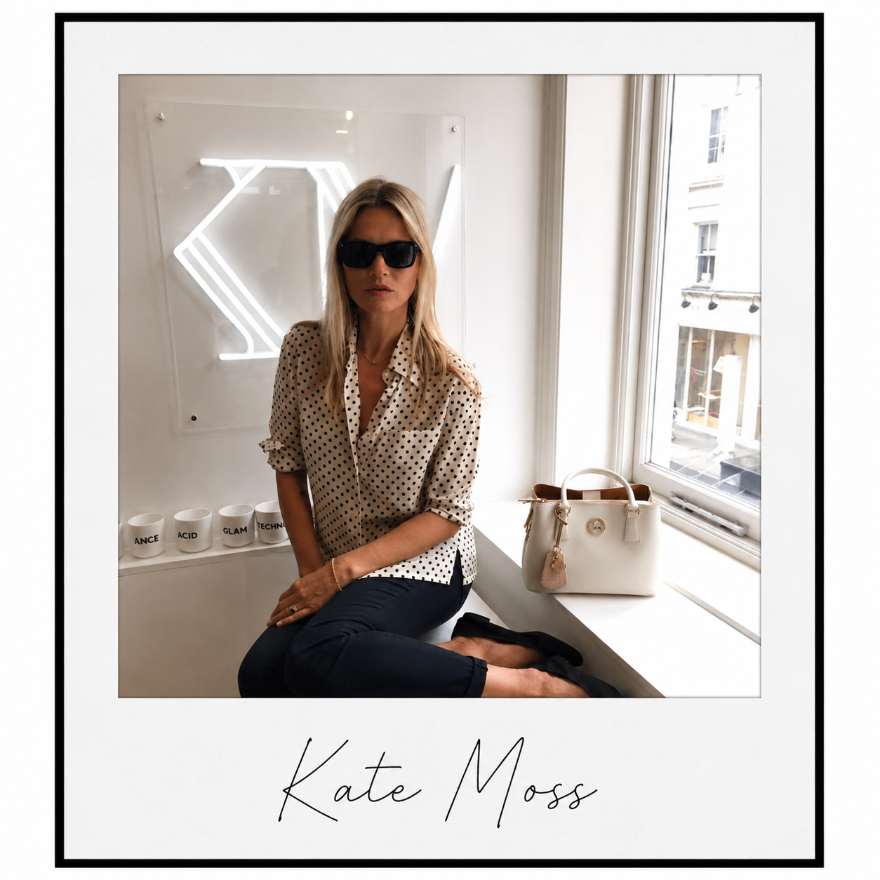 Kate Moss with BAG&BONES lighting