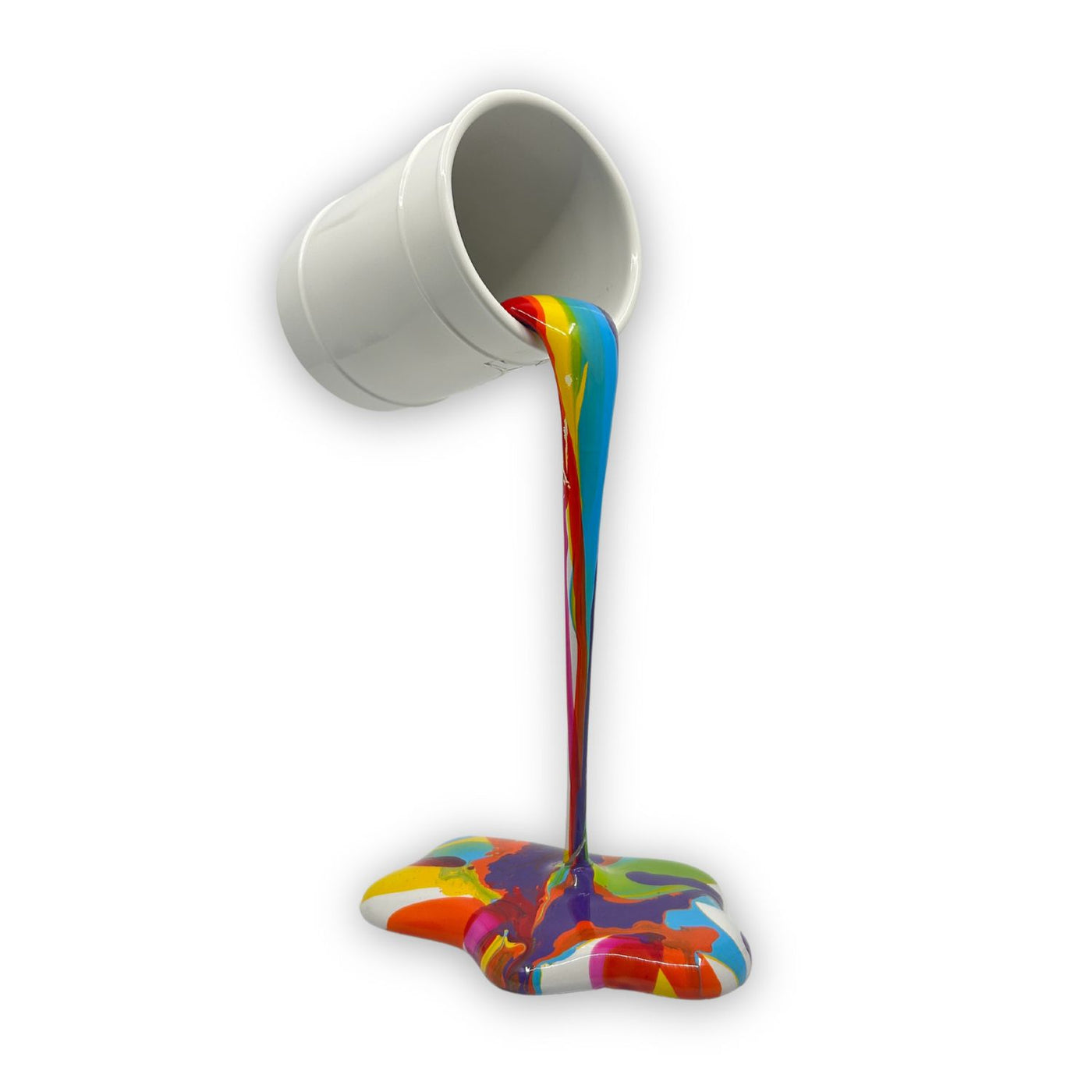 PUEBCO PAINT CAN ＆MAGNIFYING GLASS Opening a Paint Can - Stock