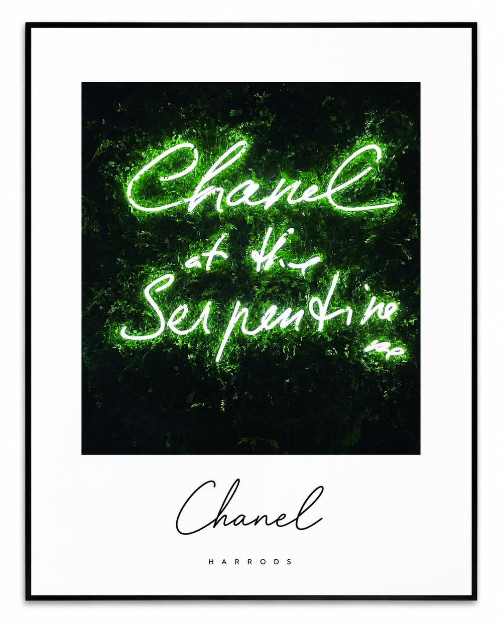 Chanel at Harrods brand installation created by BAG&BONES