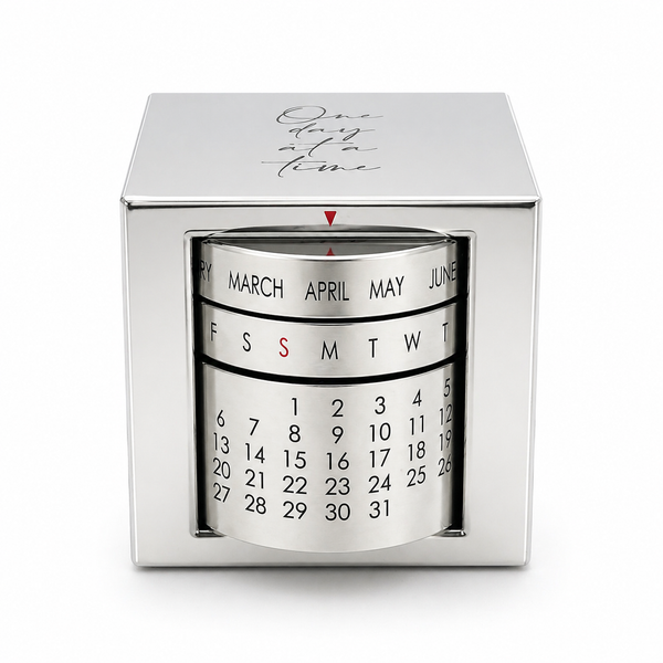 Perpetual Etched Desktop Calendar
