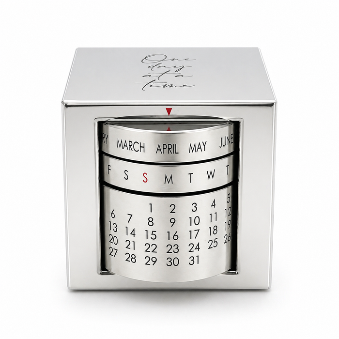 Perpetual Etched Desktop Calendar