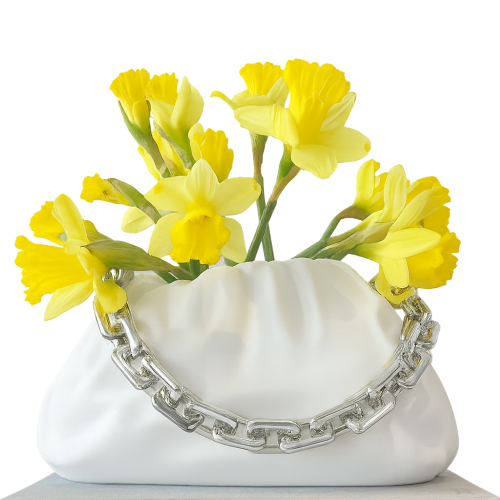 The Silver Flower Vase