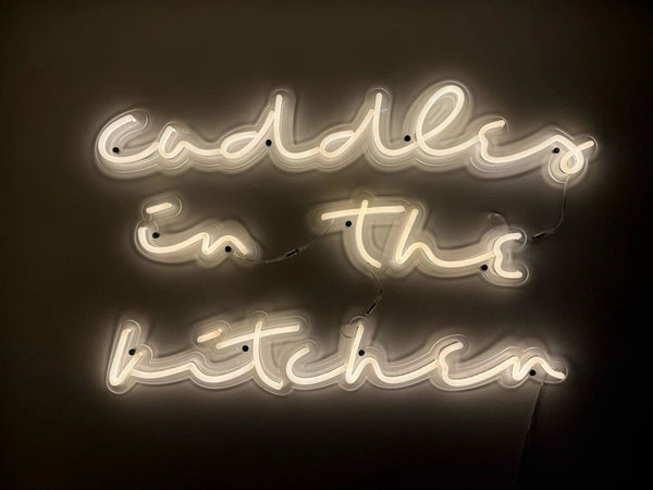 Cuddles in the kitchen