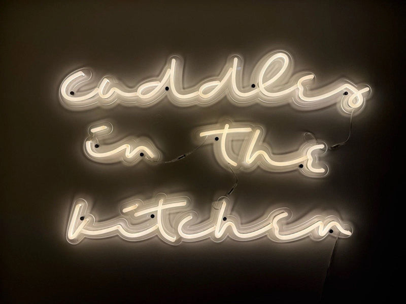 Cuddles in the kitchen