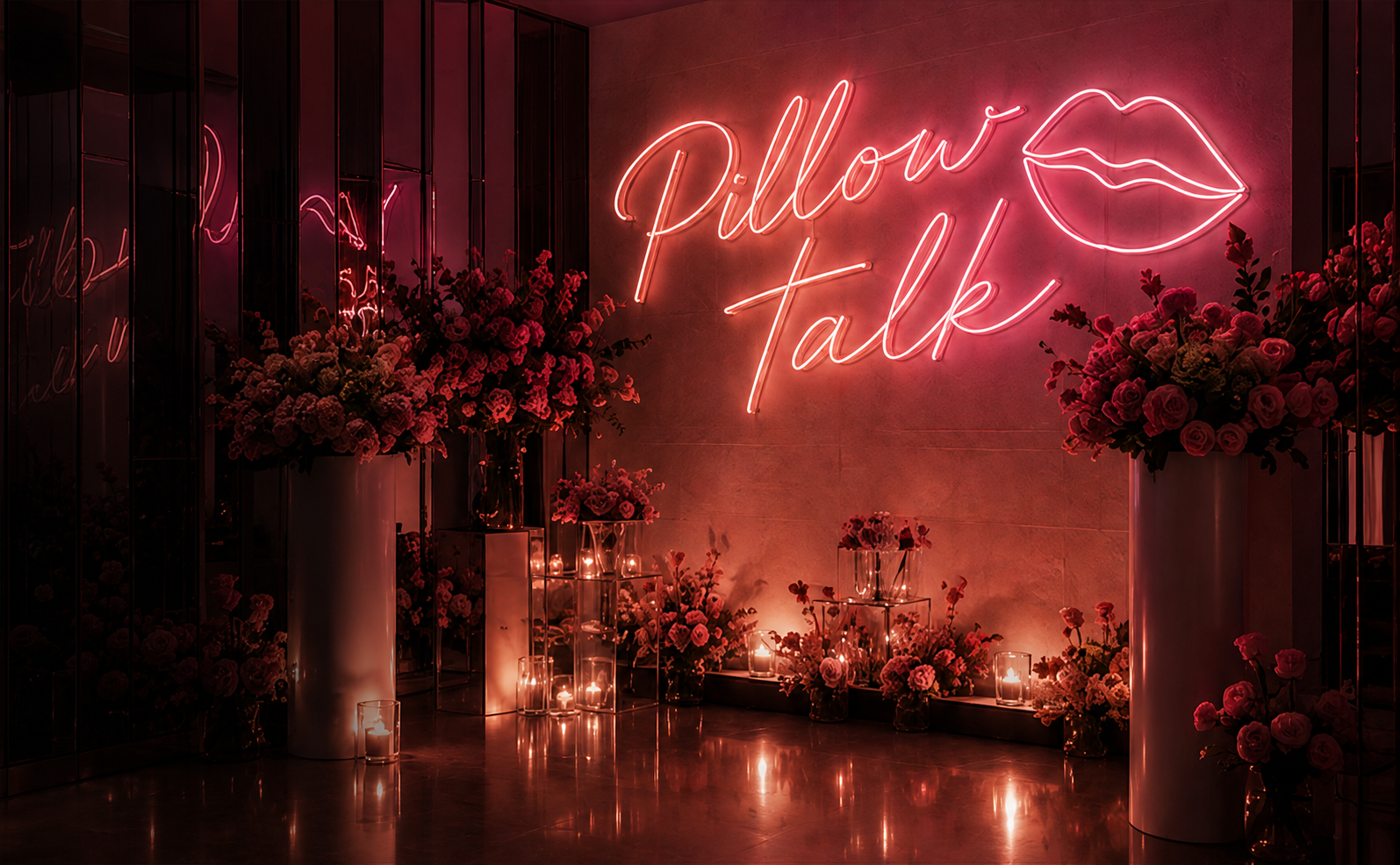 Bespoke neon installation for a brand activation